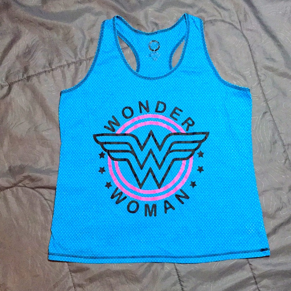 Wonder Woman Bright Blue Tank Top